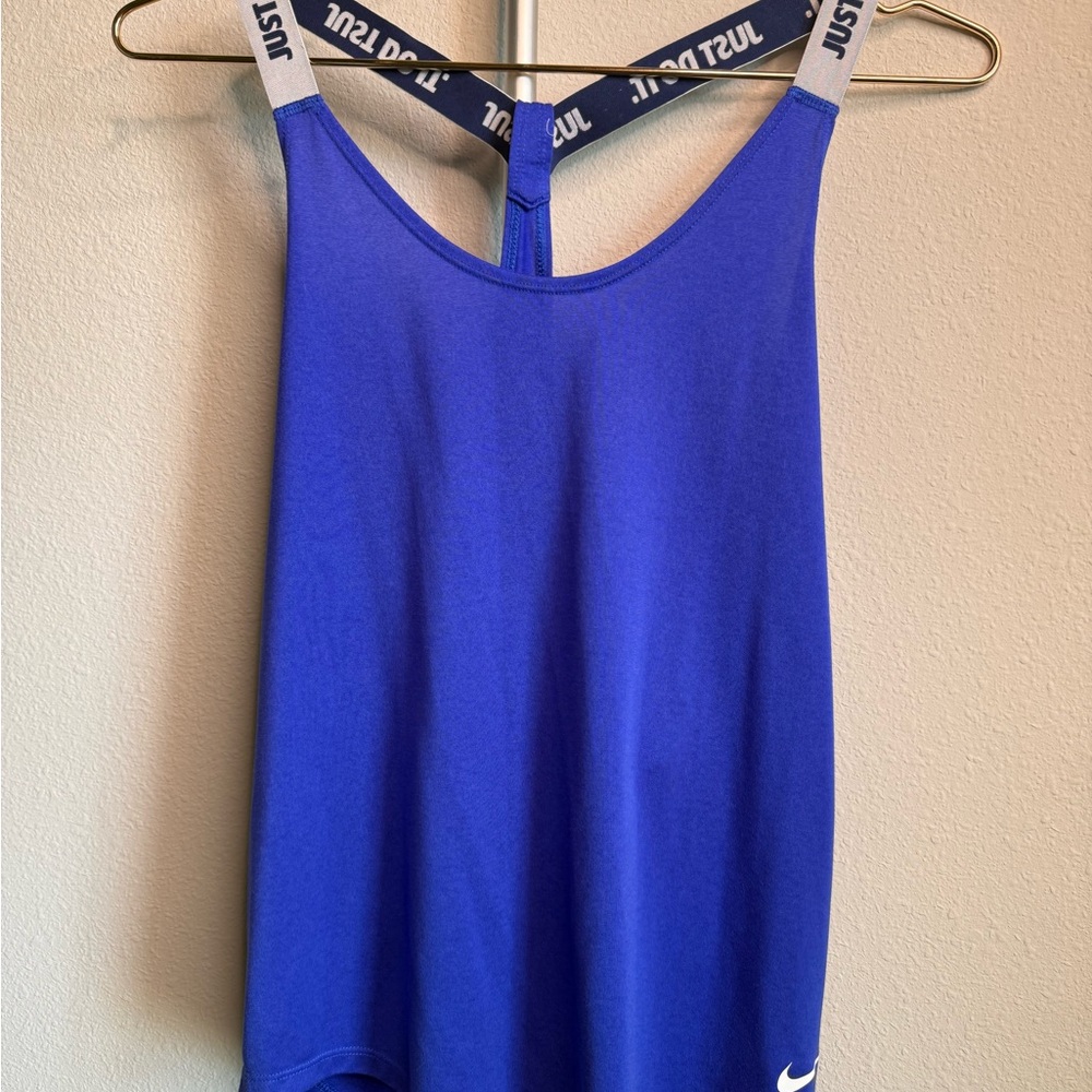 Nike Women's Purple Athletic DRI-FIT Tank Top